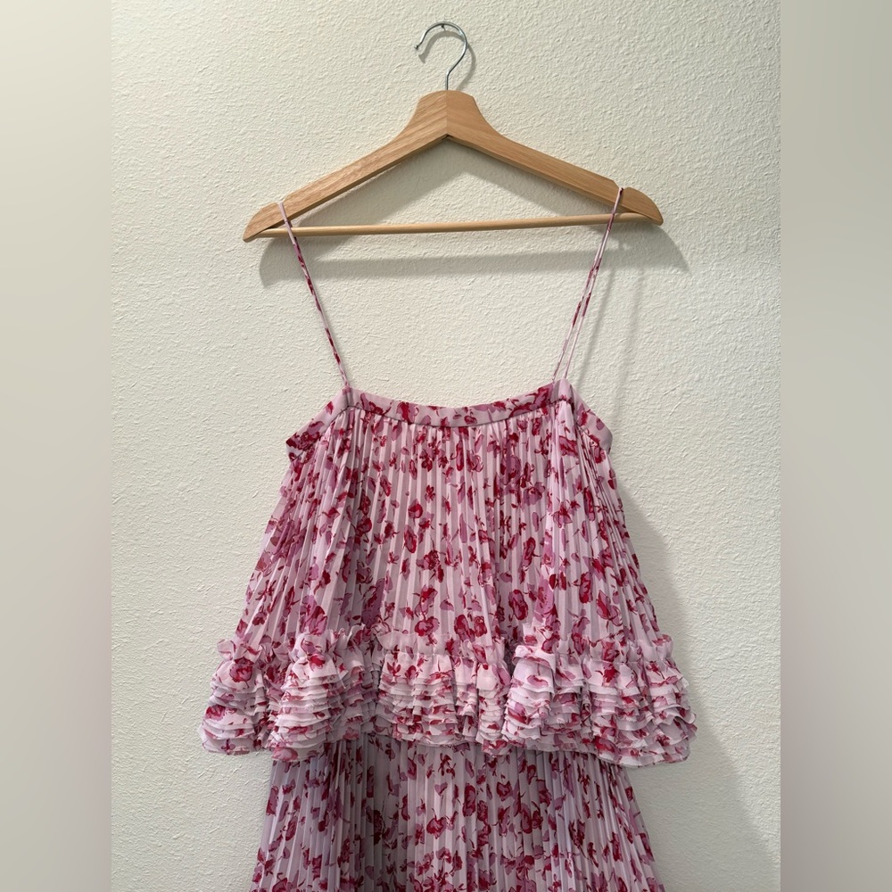 AMUR Nicola Tiered Floral Dress